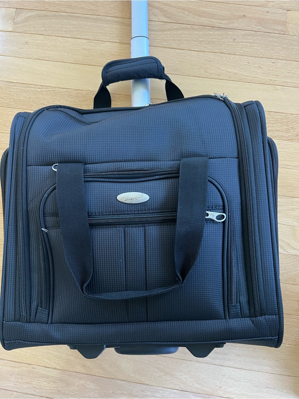 New Rolling Carry-On Travel Bag - Black